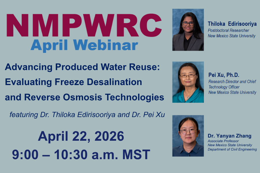 Photo related to produced water reuse research in New Mexico